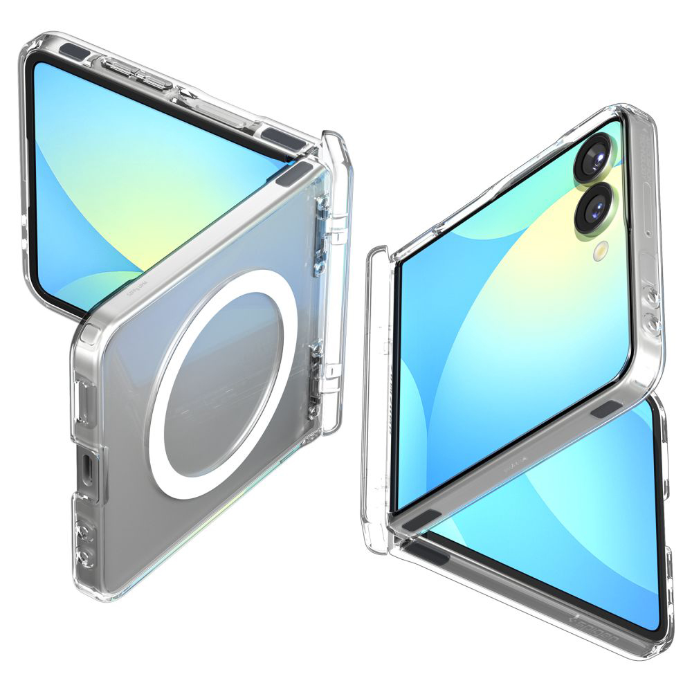 Калъф за Samsung Galaxy Z Flip7 - Spigen Ultra Hybrid Pro MagSafe (ACS09559) - Прозрачен