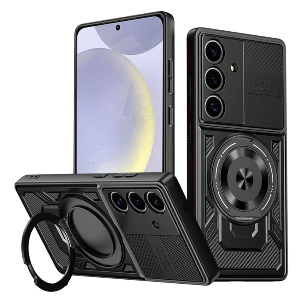 Калъф за Samsung Galaxy S24 / S25 - Techsuit RuggedCam - Черен