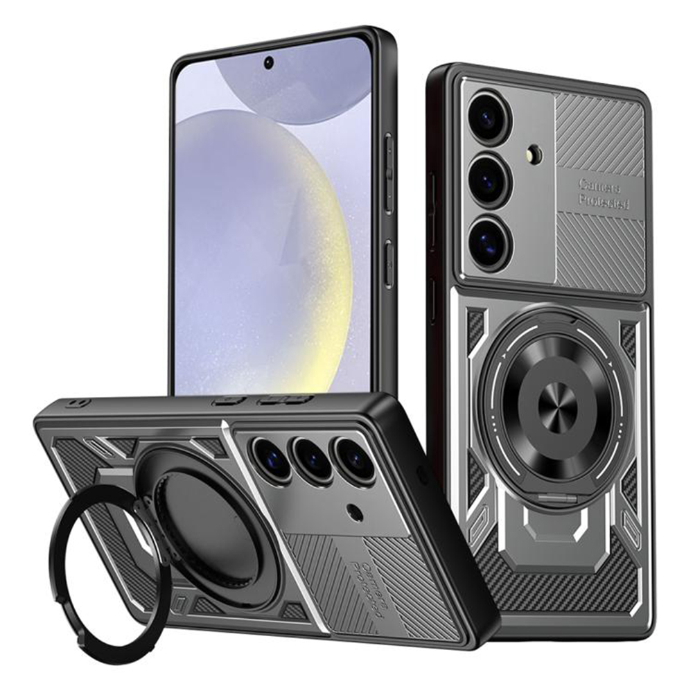 Калъф за Samsung Galaxy S24 / S25 - Techsuit RuggedCam - Сив