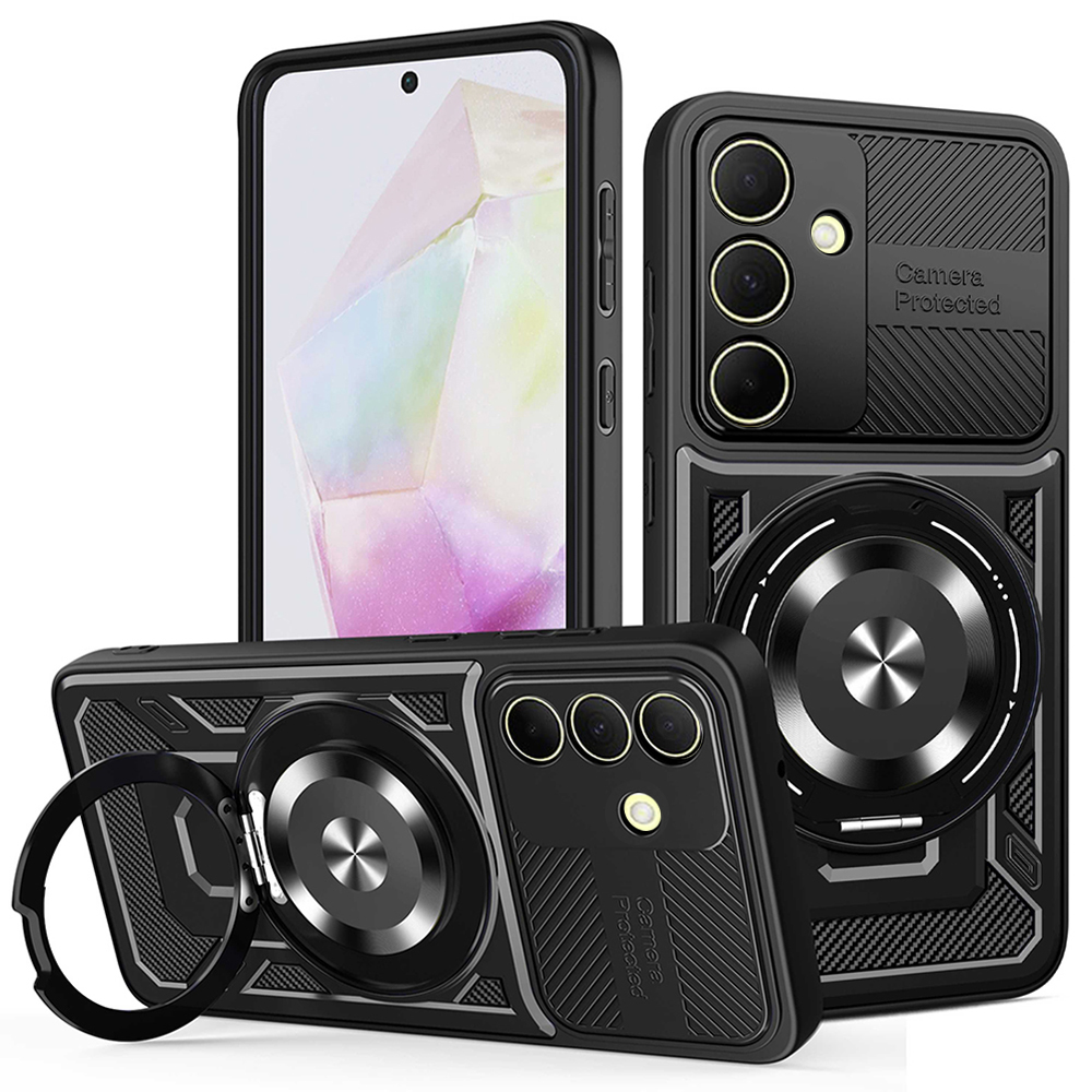 Калъф за Samsung Galaxy A35 5G - Techsuit RuggedCam - Черен