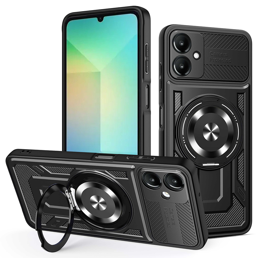 Калъф за Samsung Galaxy A06 4G - Techsuit RuggedCam - Черен