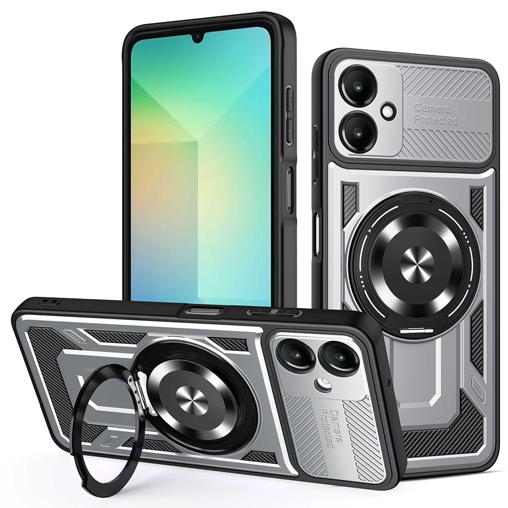 Калъф за Samsung Galaxy A06 4G - Techsuit RuggedCam - Сив