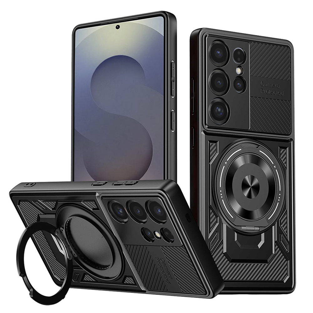 Калъф за Samsung Galaxy S25 Ultra - Techsuit RuggedCam - Черен