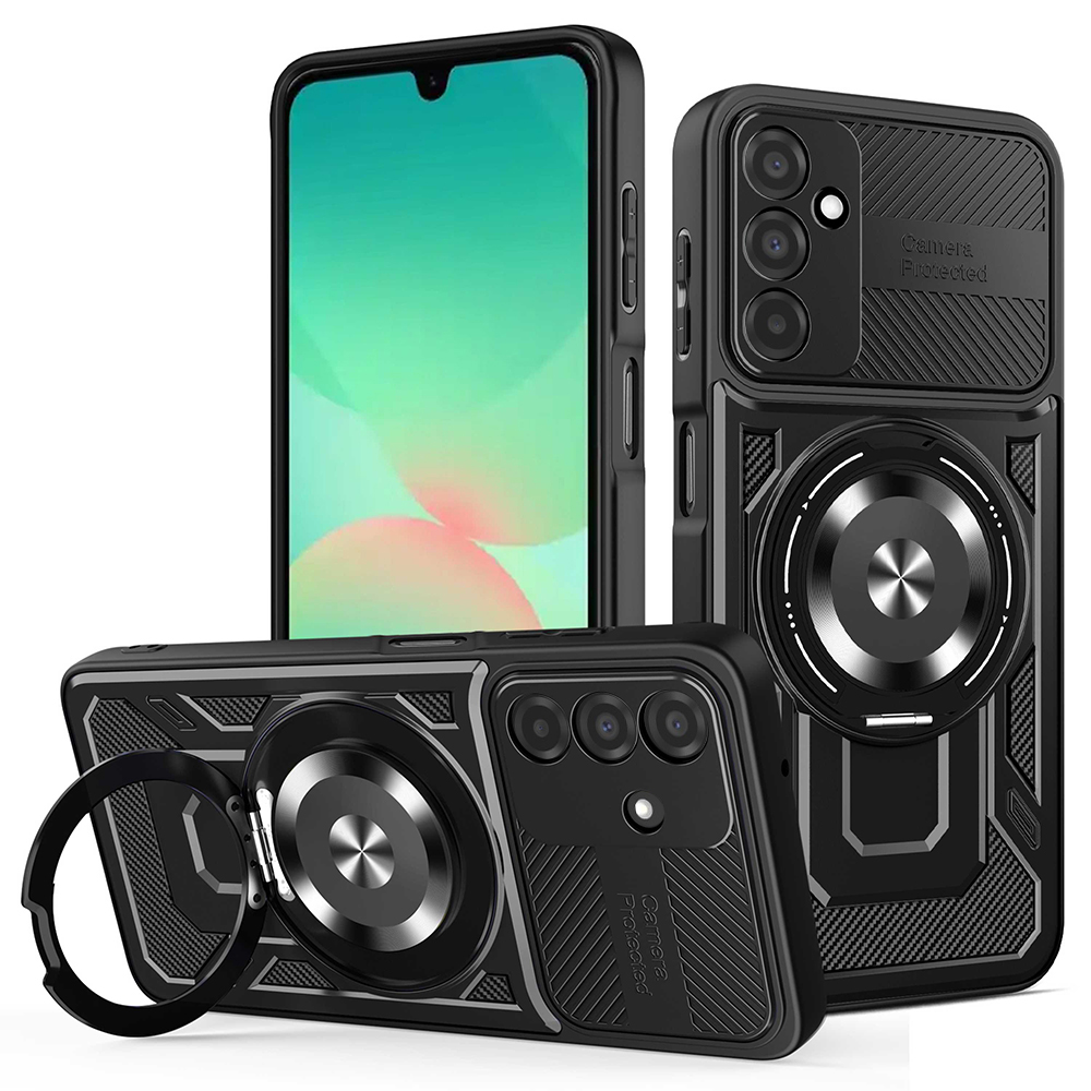 Калъф за Samsung Galaxy A26 5G - Techsuit RuggedCam - Черен