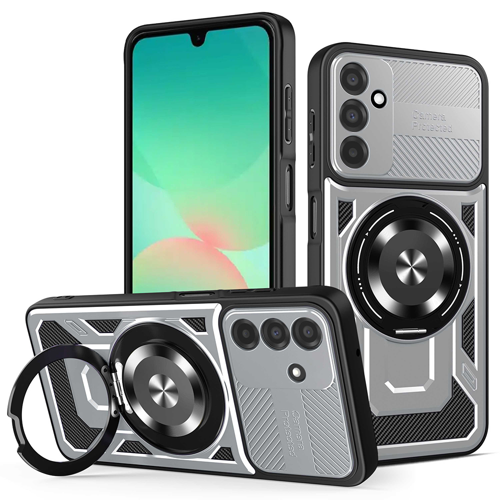 Калъф за Samsung Galaxy A26 5G - Techsuit RuggedCam - Сив