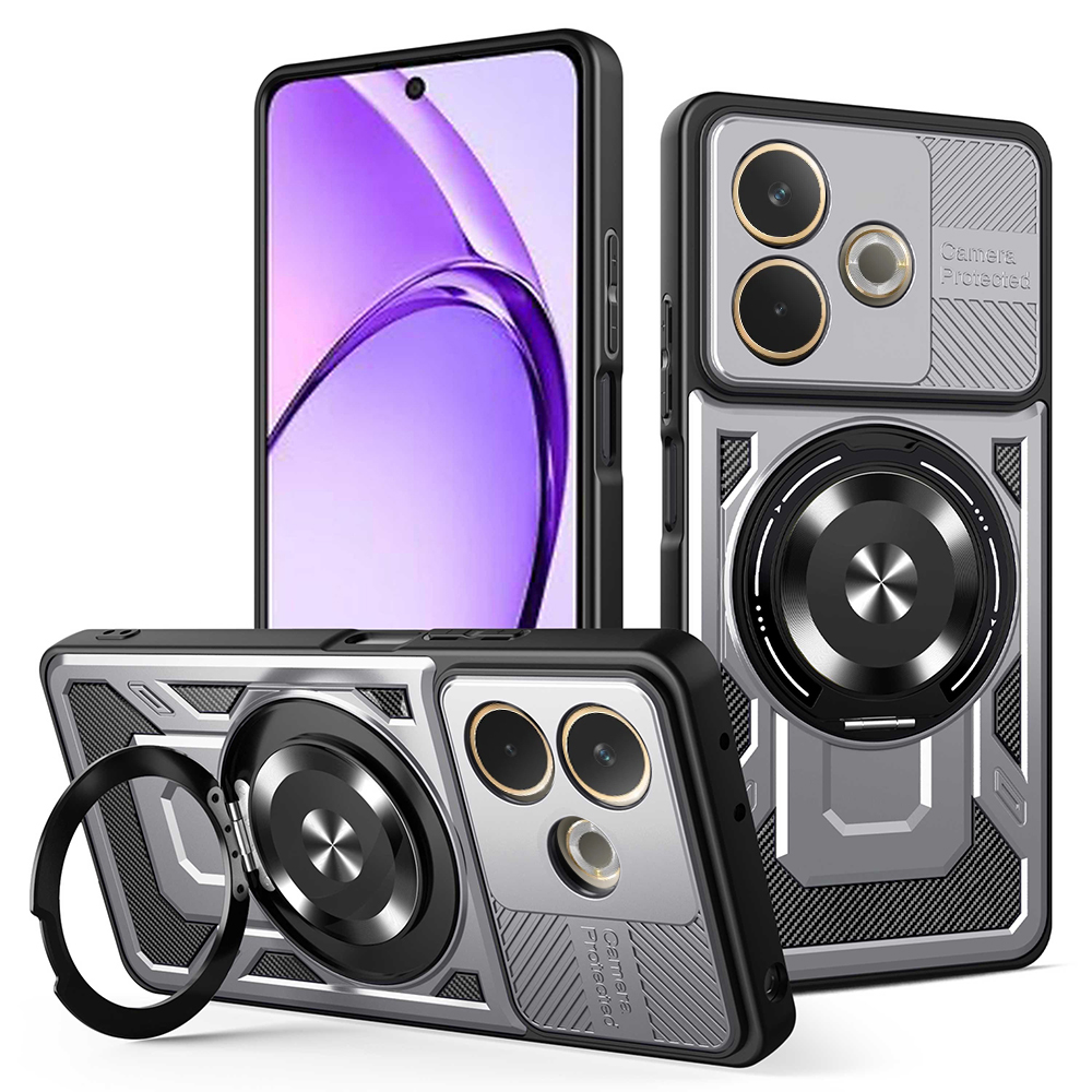 Калъф за Oppo A5 Pro 4G / A5 Pro 5G - Techsuit RuggedCam - Сив