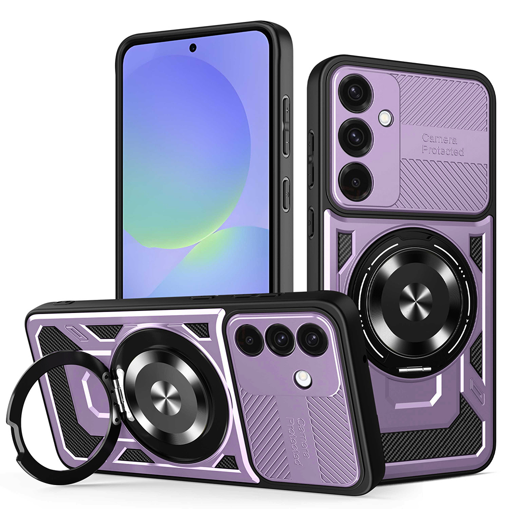 Калъф за Samsung Galaxy A36 5G / A56 5G - Techsuit RuggedCam - Лилав