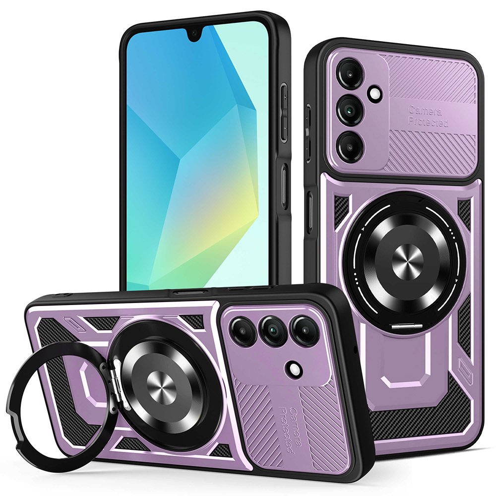 Калъф за Samsung Galaxy A16 4G / A16 5G - Techsuit RuggedCam - Лилав