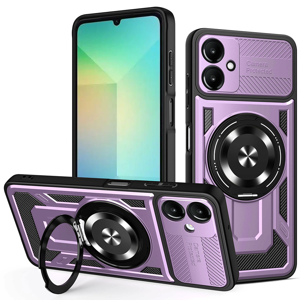 Калъф за Samsung Galaxy A06 4G - Techsuit RuggedCam - Лилав