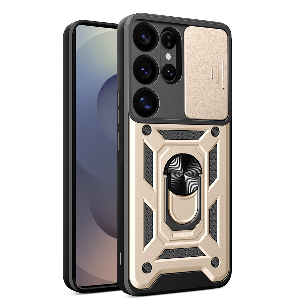 Калъф за Samsung Galaxy S25 Ultra - Techsuit CamShield Series - златен