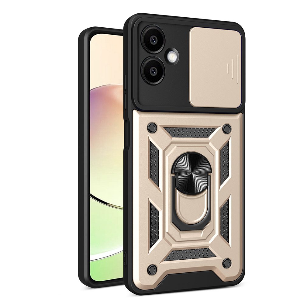 Калъф за Samsung Galaxy A06 4G - Techsuit CamShield Series - златен