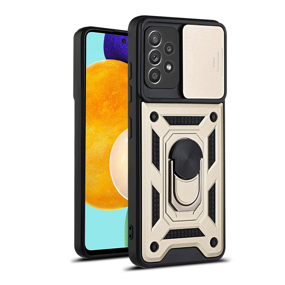 Калъф за Samsung Galaxy A52 4G / A52 5G / A52s 5G - Techsuit CamShield Series - златен