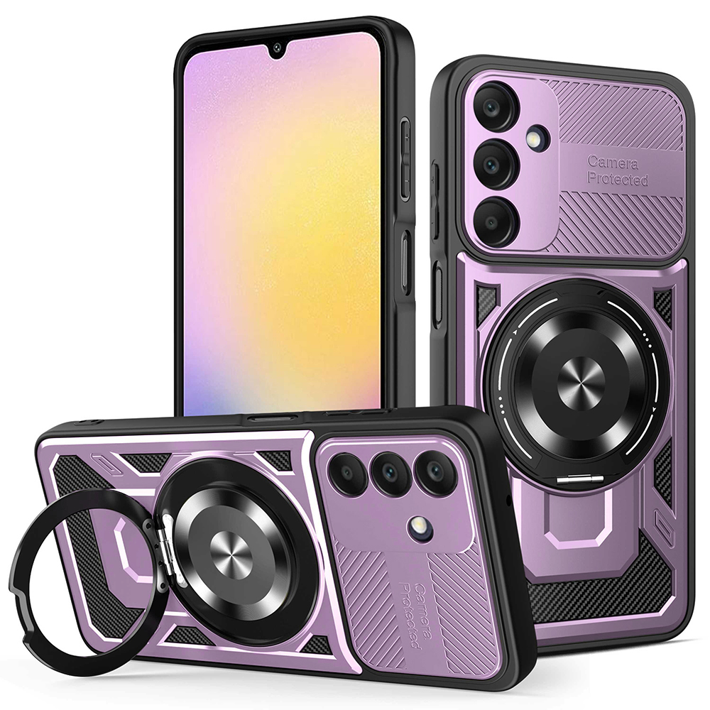Калъф за Samsung Galaxy A25 5G - Techsuit RuggedCam - Лилав