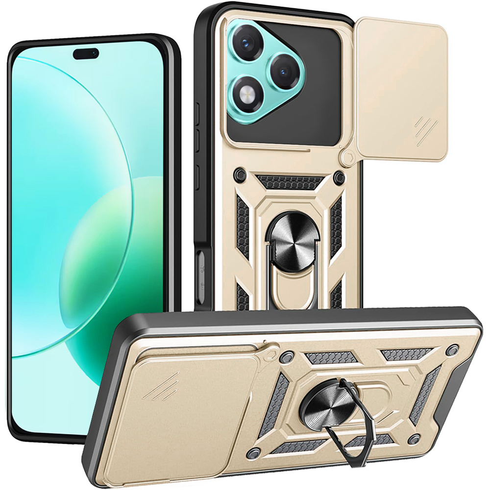Калъф за Honor 400 Lite - Techsuit CamShield Series - златен