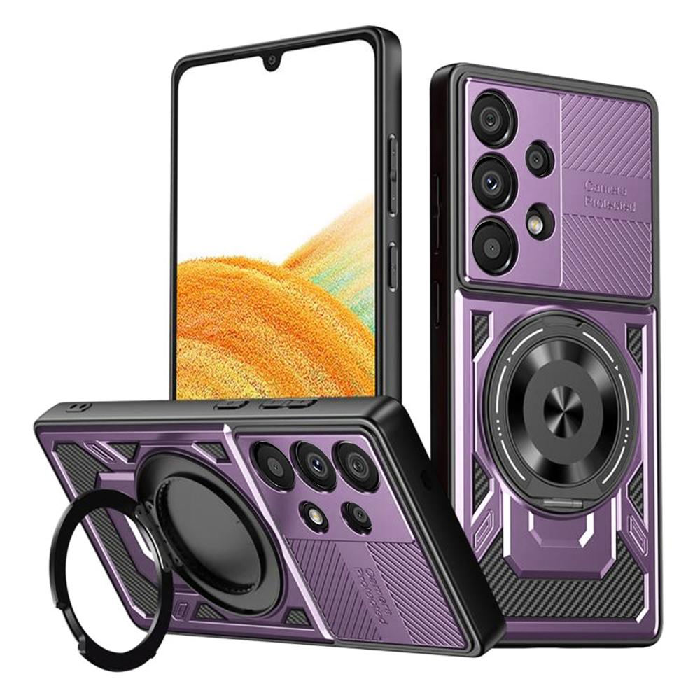 Калъф за Samsung Galaxy A33 5G - Techsuit RuggedCam - Лилав