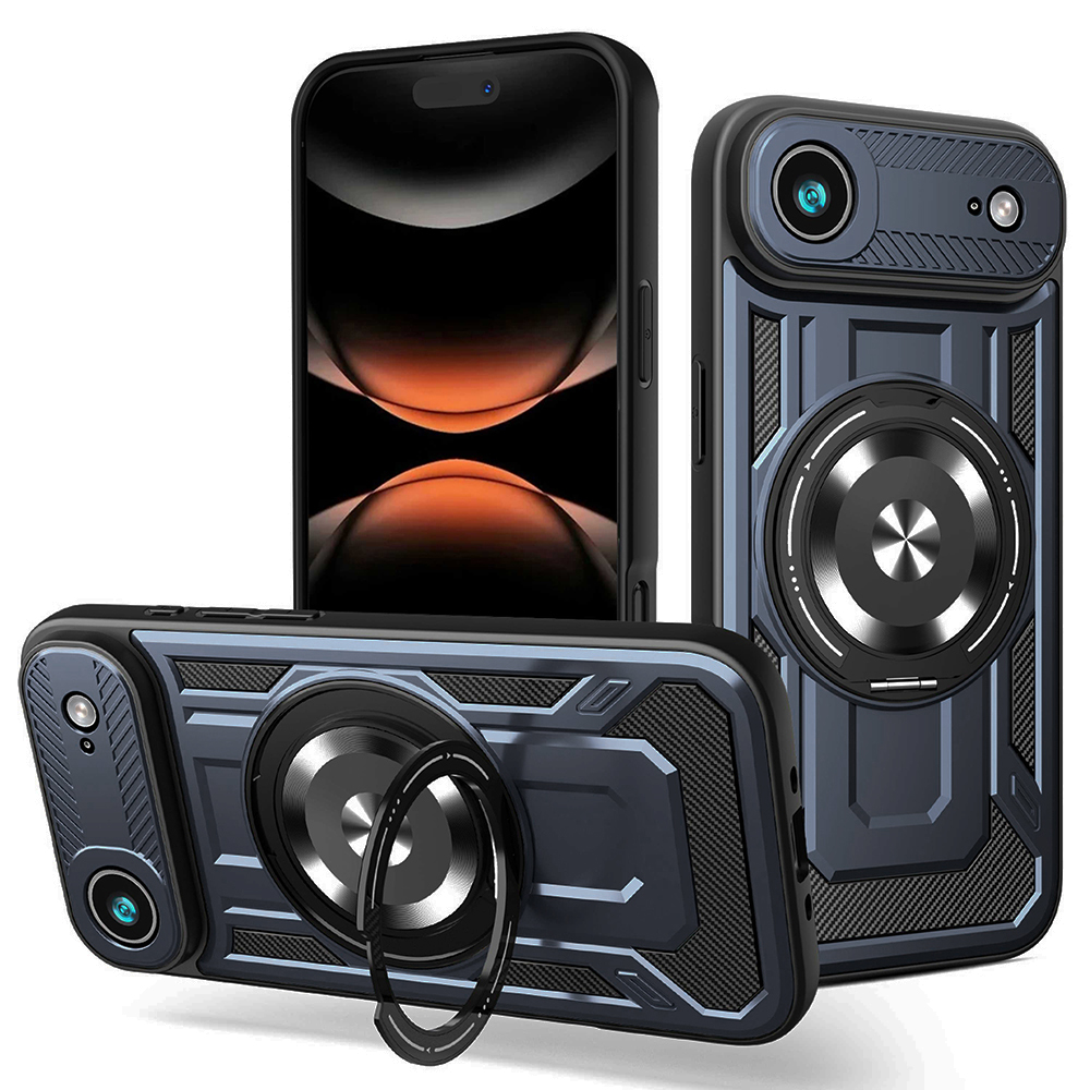Калъф за iPhone 17 Air - Techsuit RuggedCam - Син