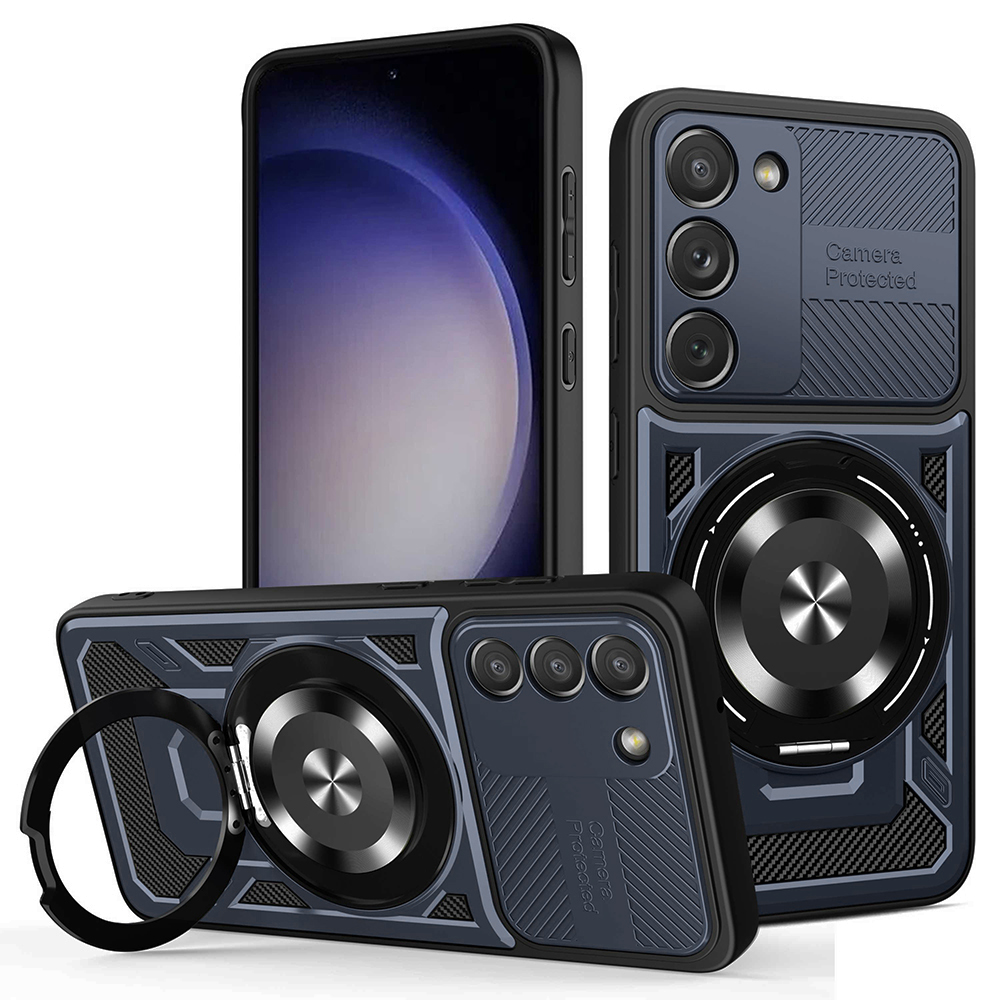 Калъф за Samsung Galaxy S23 - Techsuit RuggedCam - Син