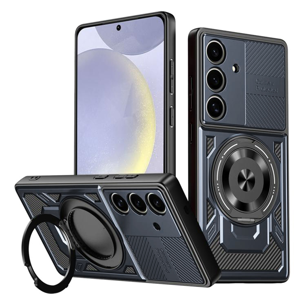Калъф за Samsung Galaxy S24 / S25 - Techsuit RuggedCam - Син