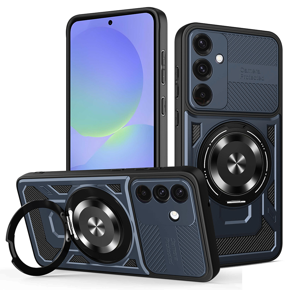 Калъф за Samsung Galaxy A36 5G / A56 5G - Techsuit RuggedCam - Син