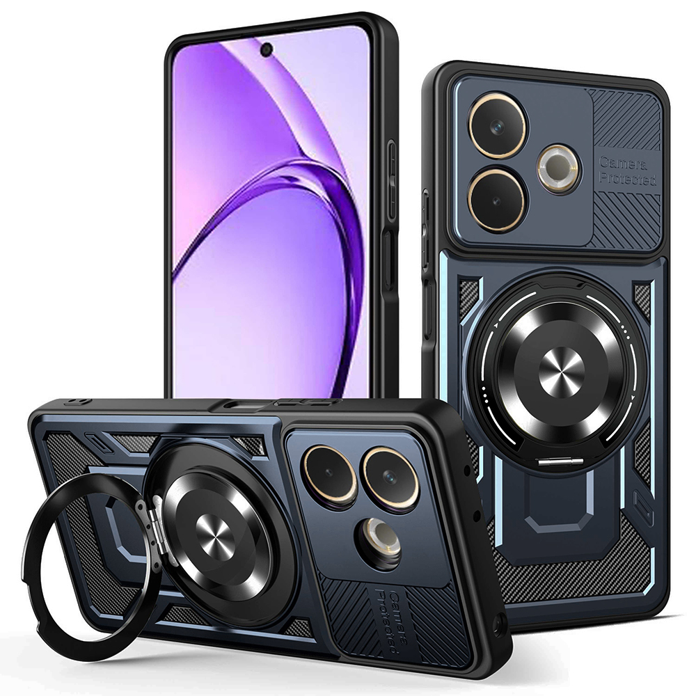 Калъф за Oppo A5 Pro 4G / A5 Pro 5G - Techsuit RuggedCam - Син