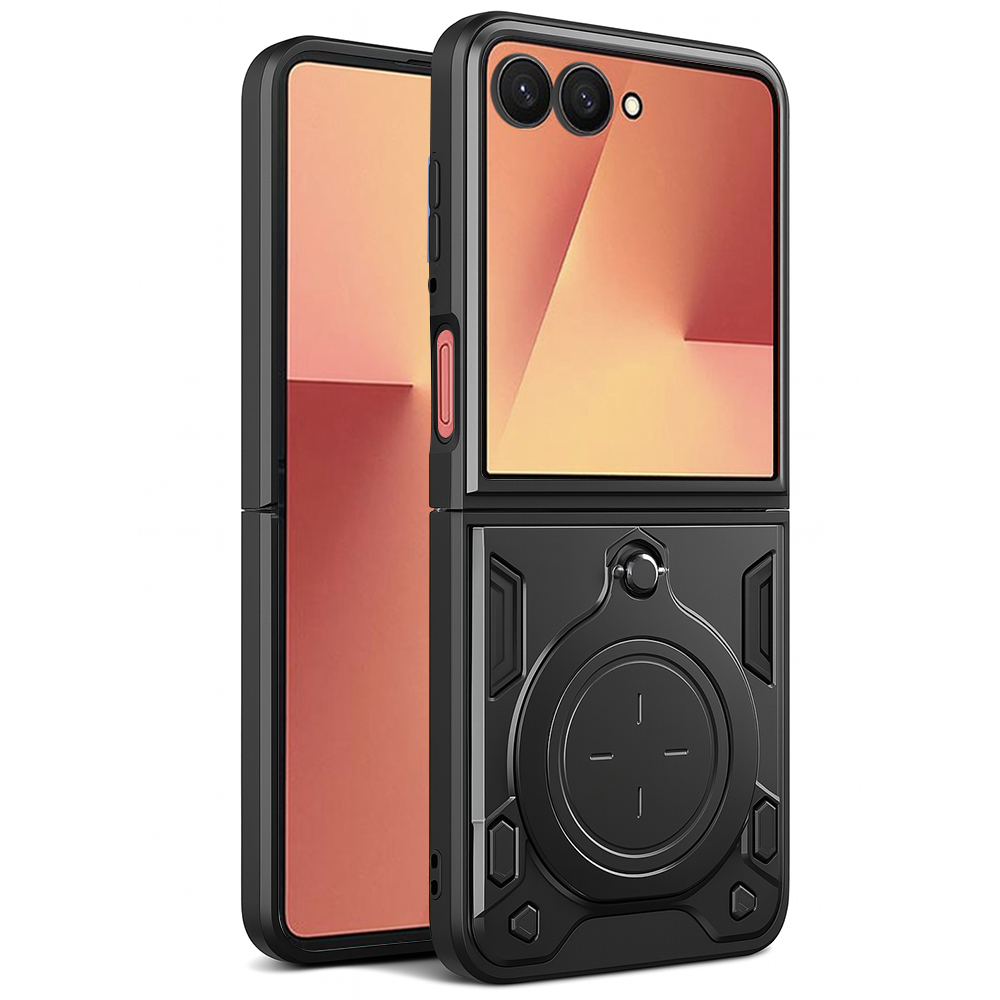 Калъф за Samsung Galaxy Z Flip7 - Techsuit CamGuard Pro - Черен