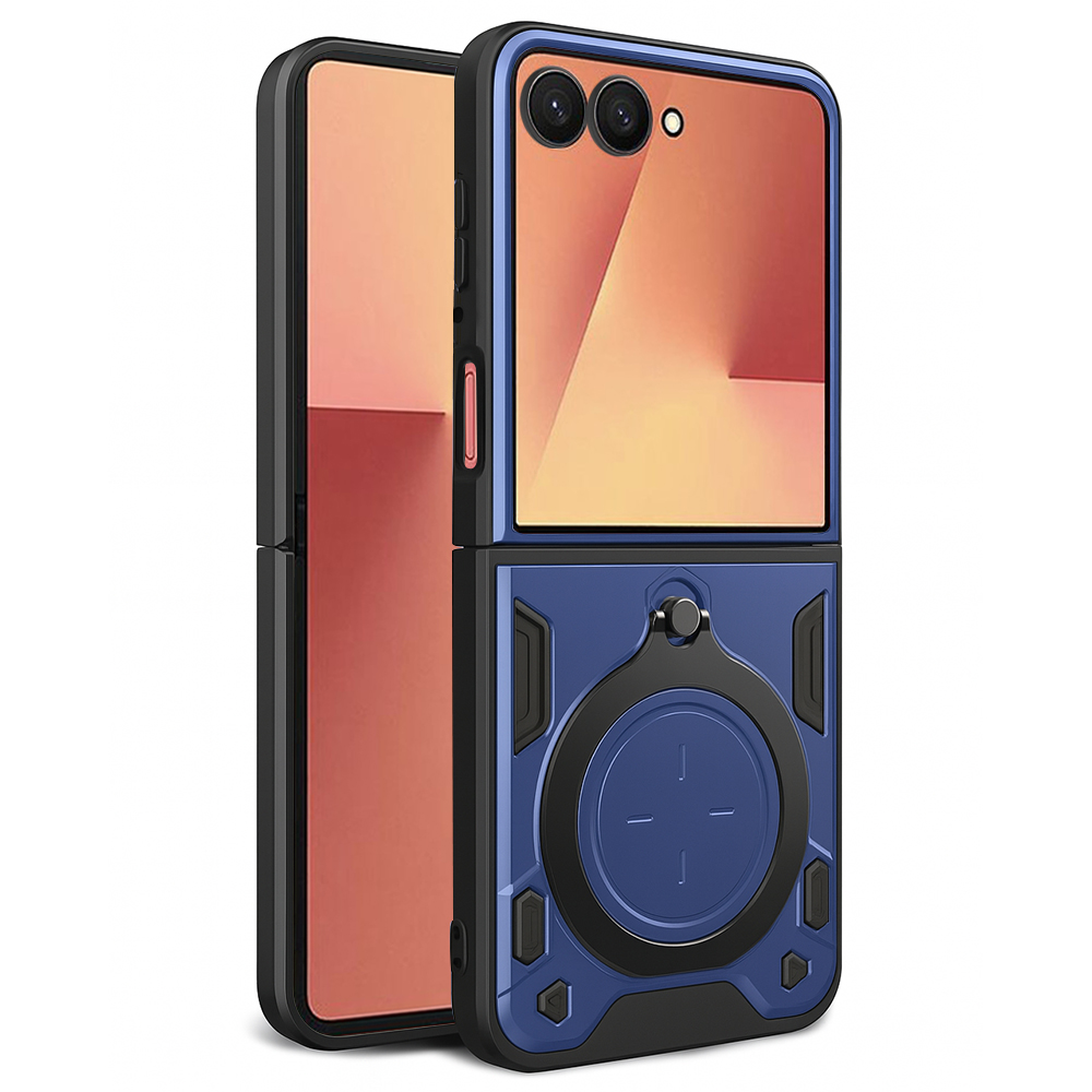 Калъф за Samsung Galaxy Z Flip7 - Techsuit CamGuard Pro - Син