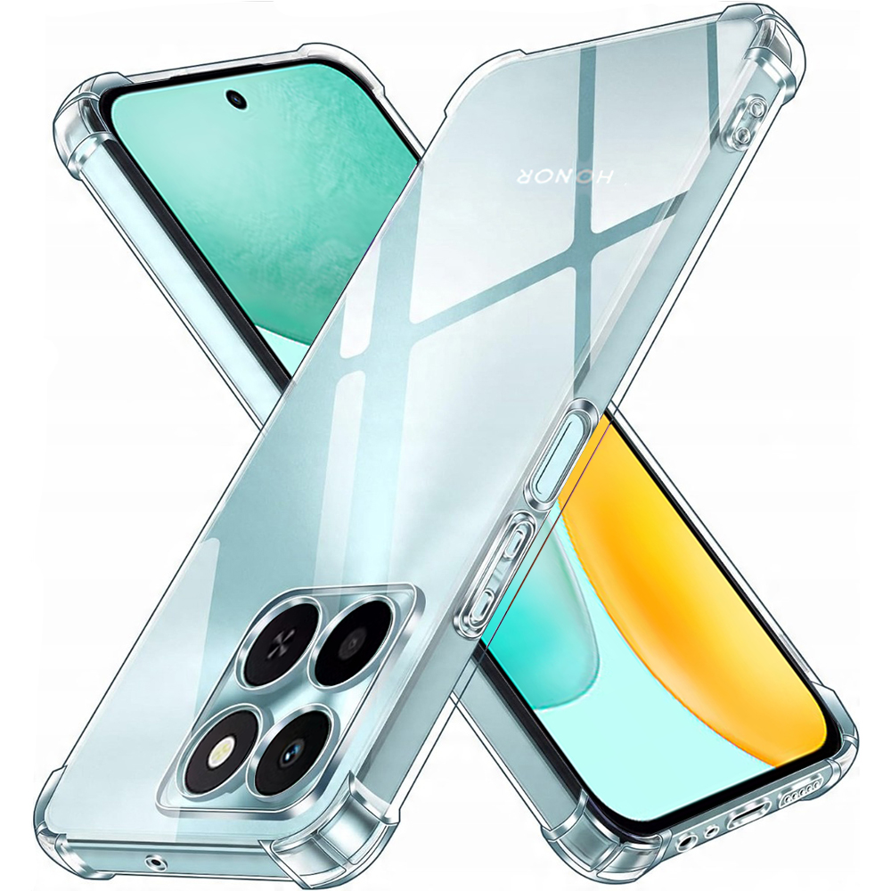 Калъф за Honor X6c - Techsuit Shockproof Прозрачен Silicone - Прозрачен