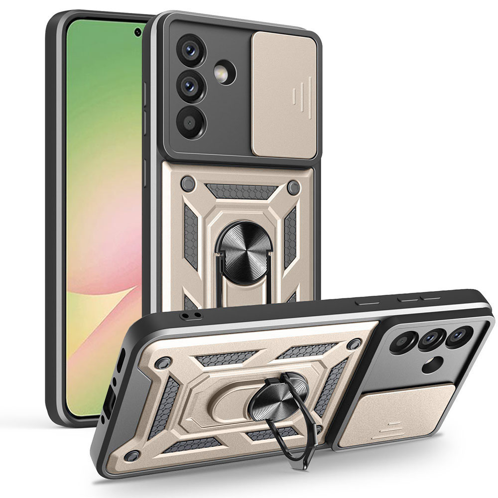 Калъф за Samsung Galaxy A56 5G - Techsuit CamShield Series - златен
