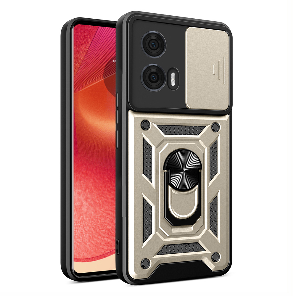 Калъф за Motorola Edge 50 - Techsuit CamShield Series - златен