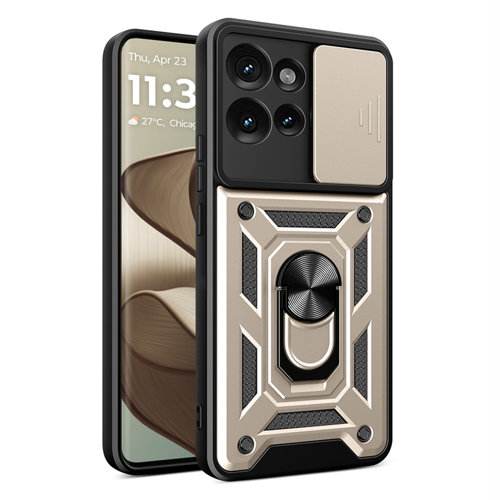 Калъф за Motorola Edge 50 Fusion - Techsuit CamShield Series - златен