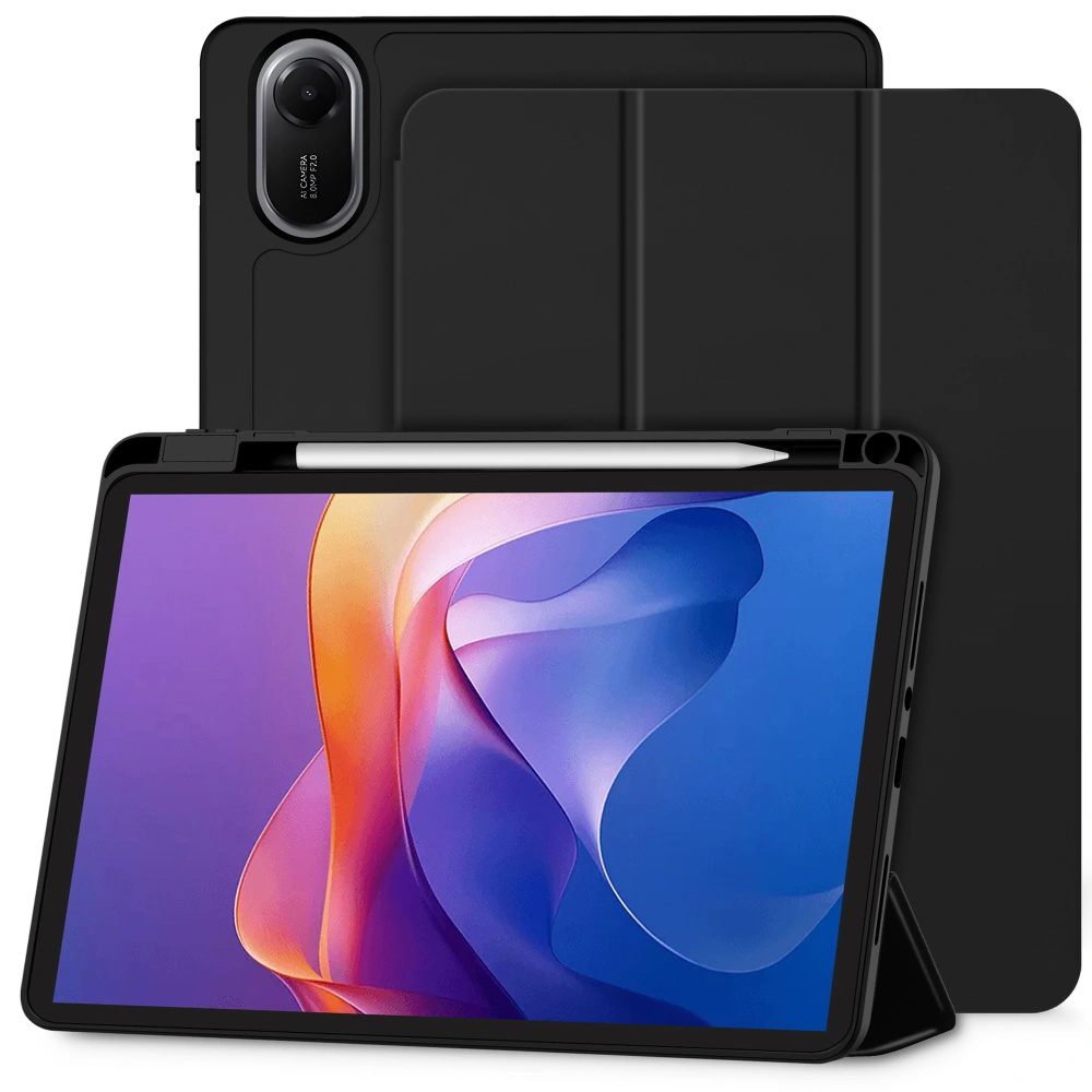 Калъф за Xiaomi Redmi Pad 2 - Techsuit Flex Trifold - Черен