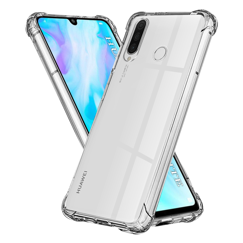 Калъф за Huawei P30 Lite / P30 Lite New Edition - Techsuit Shockproof Прозрачен Silicone - Прозрачен
