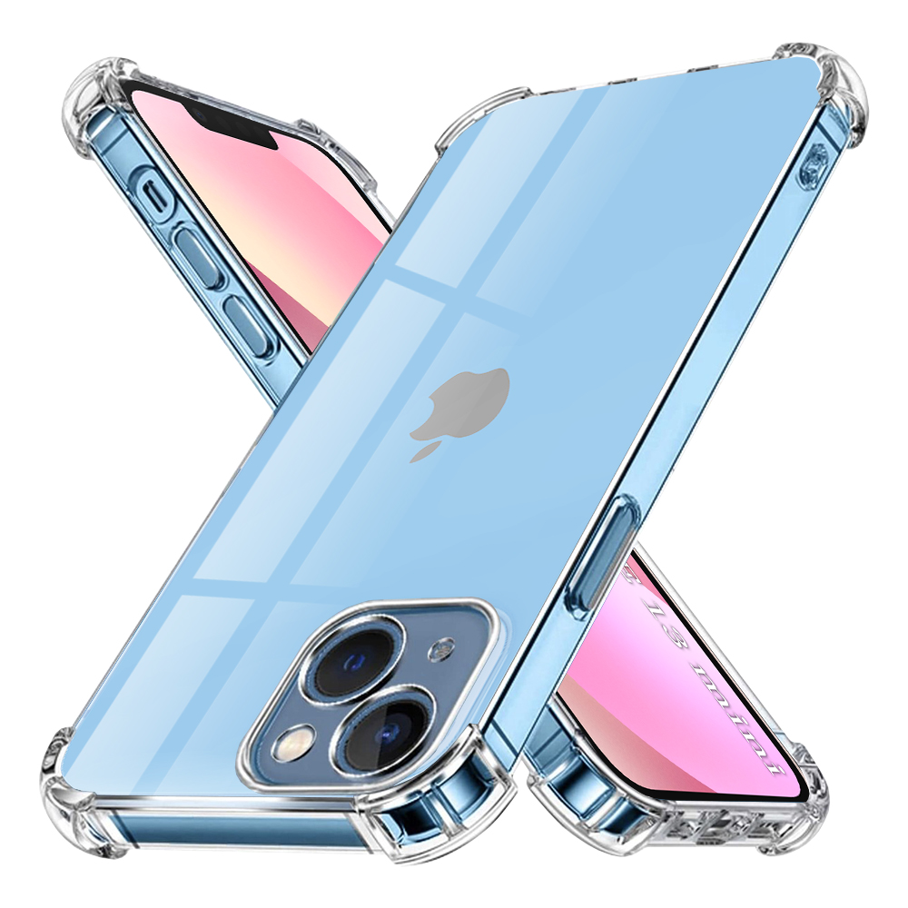 Калъф за iPhone 13 mini - Techsuit Shockproof Прозрачен Silicone - Прозрачен