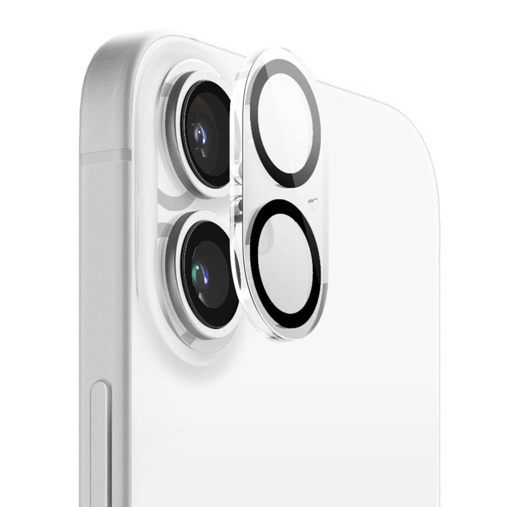 Калъф за iPhone 16 / iPhone 16 Plus - ANANK Camera Guard - Прозрачен/Черен