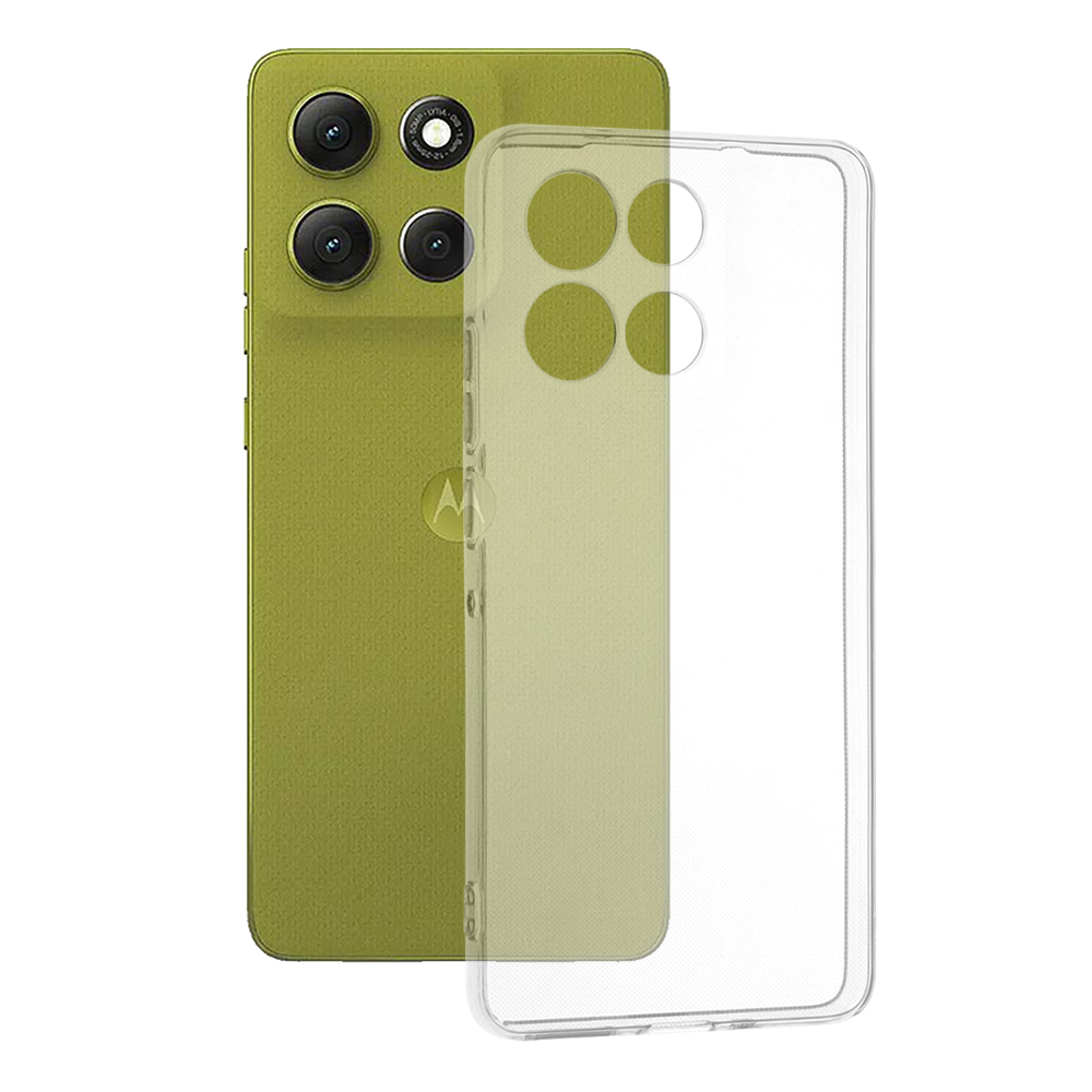 Калъф за Motorola Moto G86 - Techsuit Прозрачен Silicone - Прозрачен