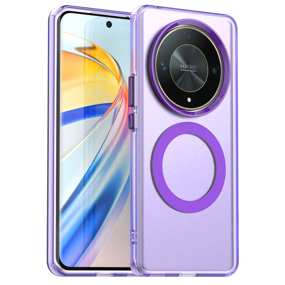 Калъф за Honor Magic6 Lite - Techsuit CandyCase MagSafe - Лилав