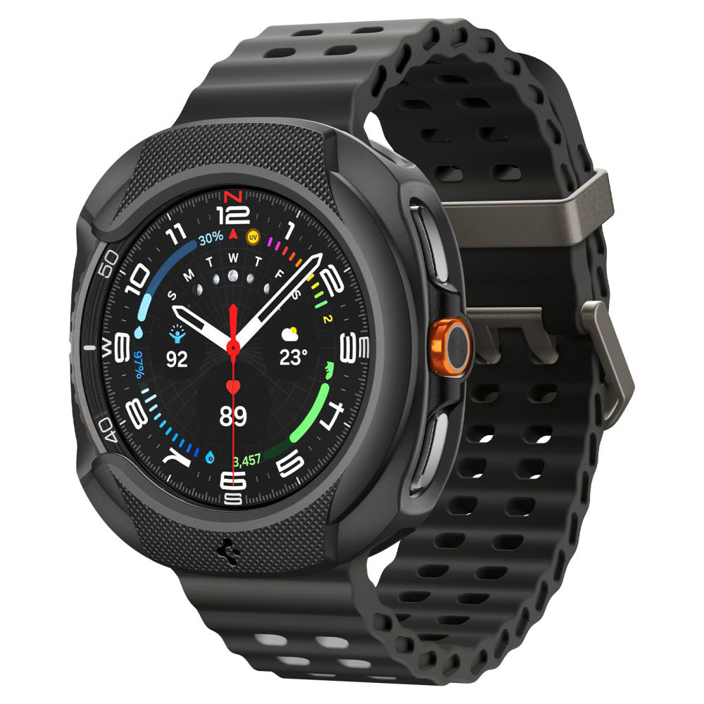 Калъф за Samsung Galaxy Watch8 Classic - Spigen Liquid Air (ACS09841) - Черен мат