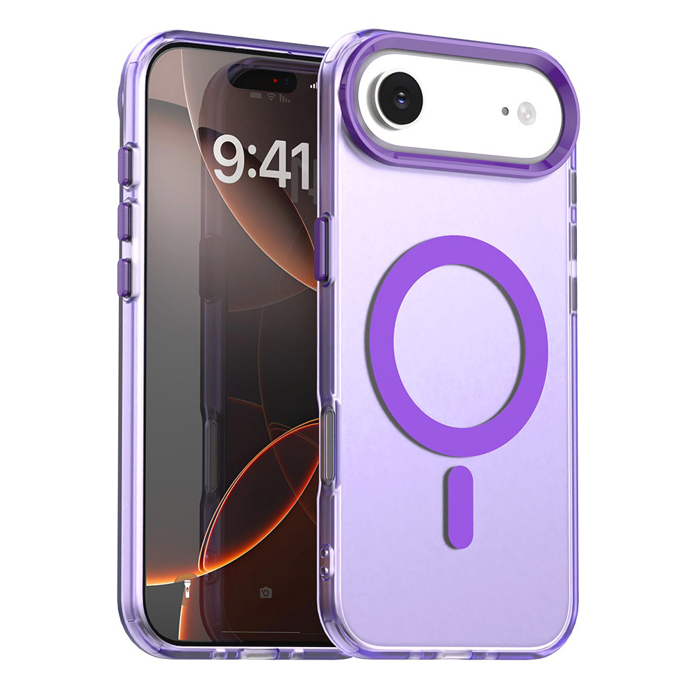 Калъф за iPhone 17 Air - Techsuit CandyCase MagSafe - Лилав