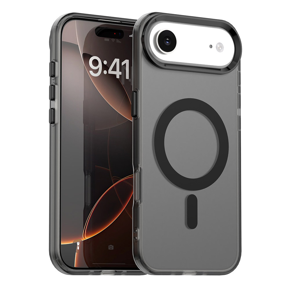 Калъф за iPhone 17 Air - Techsuit CandyCase MagSafe - Черен