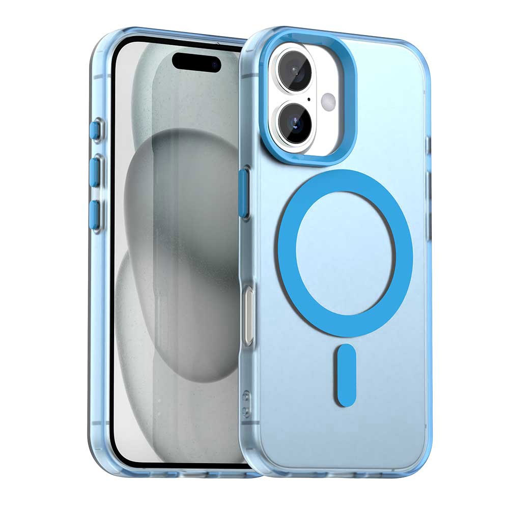 Калъф за iPhone 17 - Techsuit CandyCase MagSafe - Син