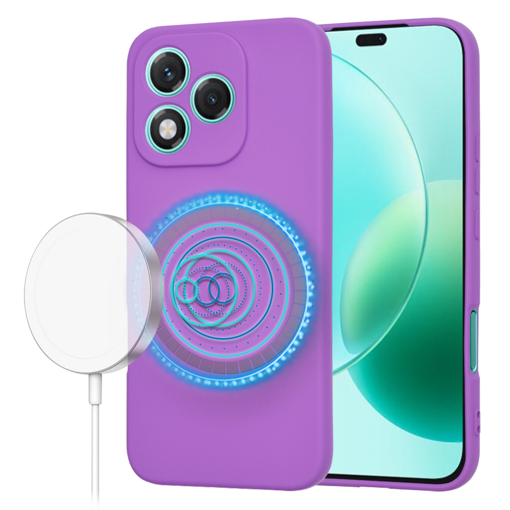 Калъф за Honor 400 Lite - Techsuit SoftFlex MagSafe - Лилав