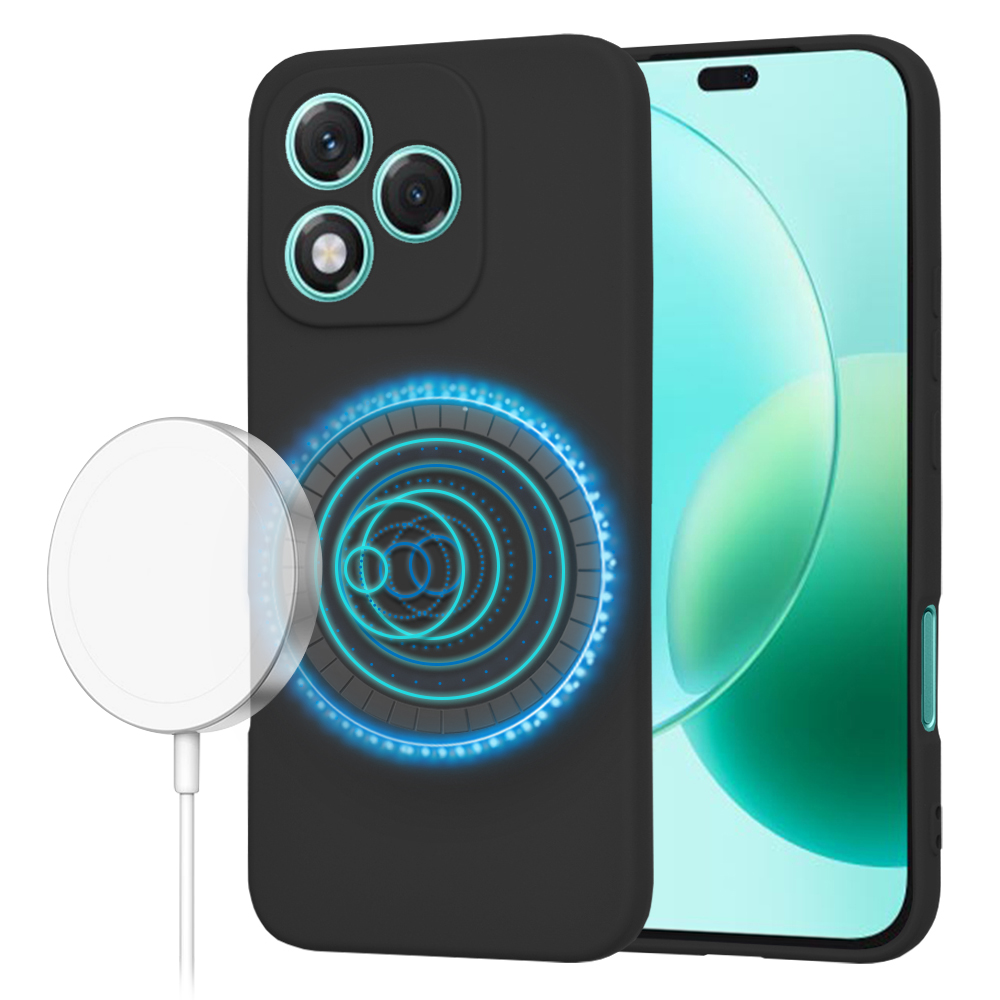 Калъф за Honor 400 Lite - Techsuit SoftFlex MagSafe - Черен