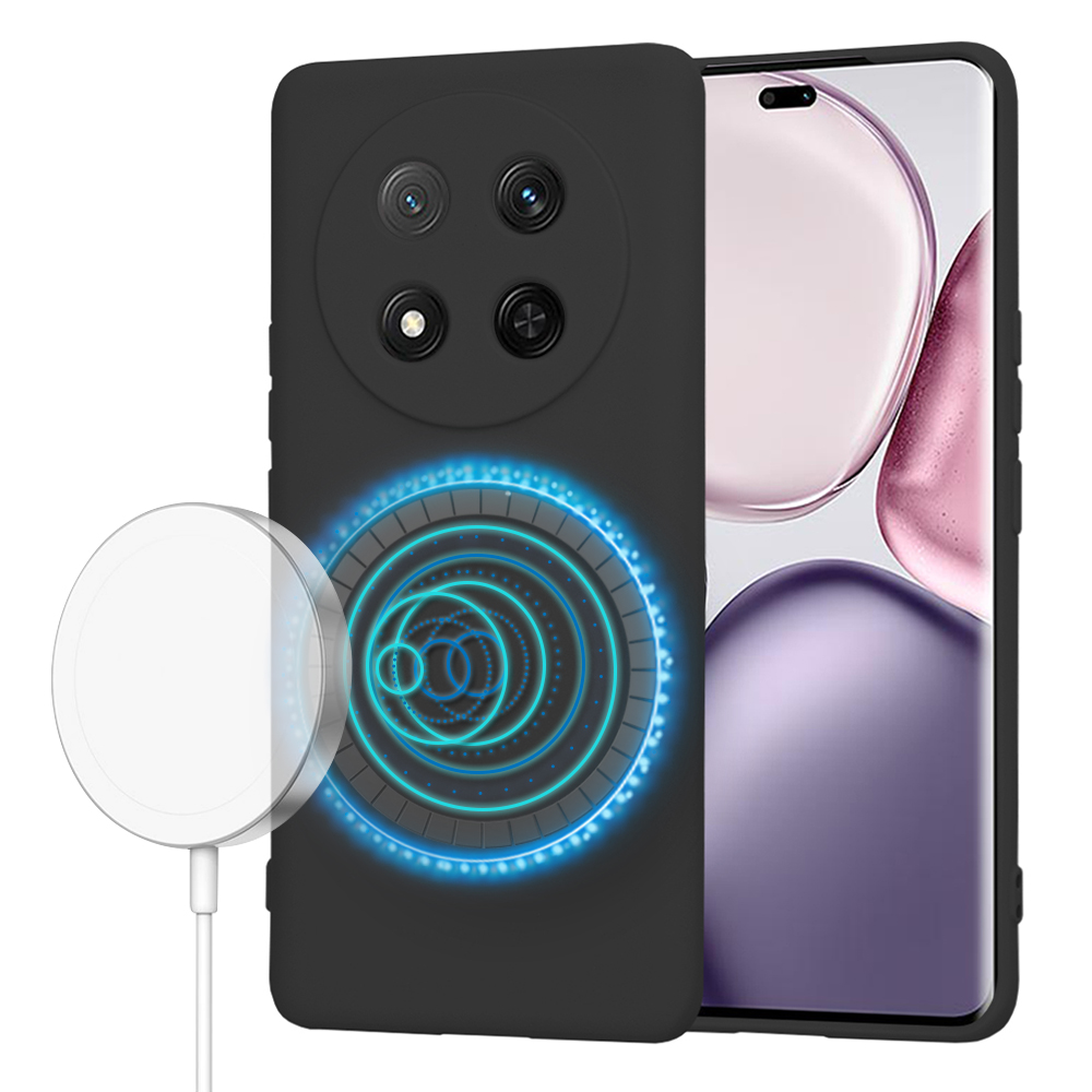 Калъф за Honor Magic7 Lite / X9c - Techsuit SoftFlex MagSafe - Черен