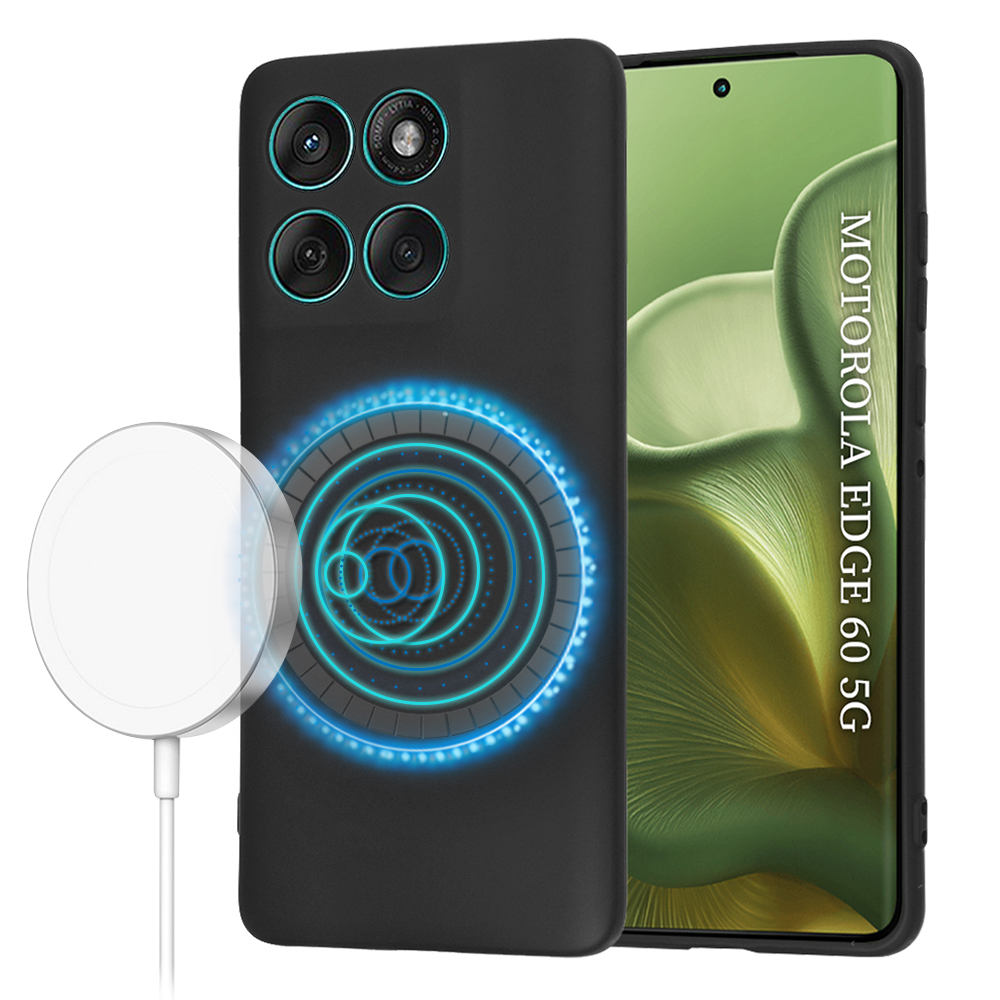 Калъф за Motorola Edge 60 / Edge 60 Fusion - Techsuit SoftFlex MagSafe - Черен