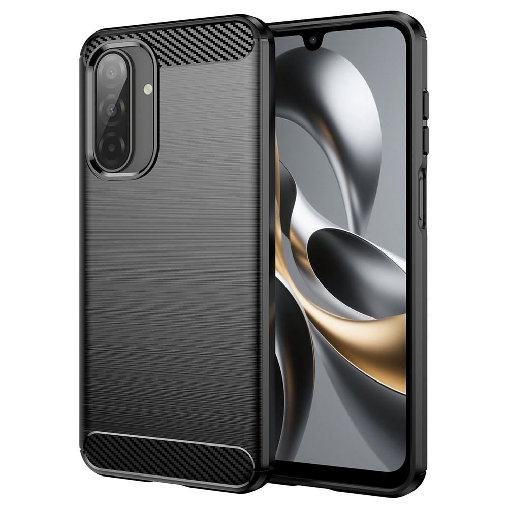 Калъф за Samsung Galaxy A17 5G / A17 4G - Techsuit Carbon Silicone - Черен