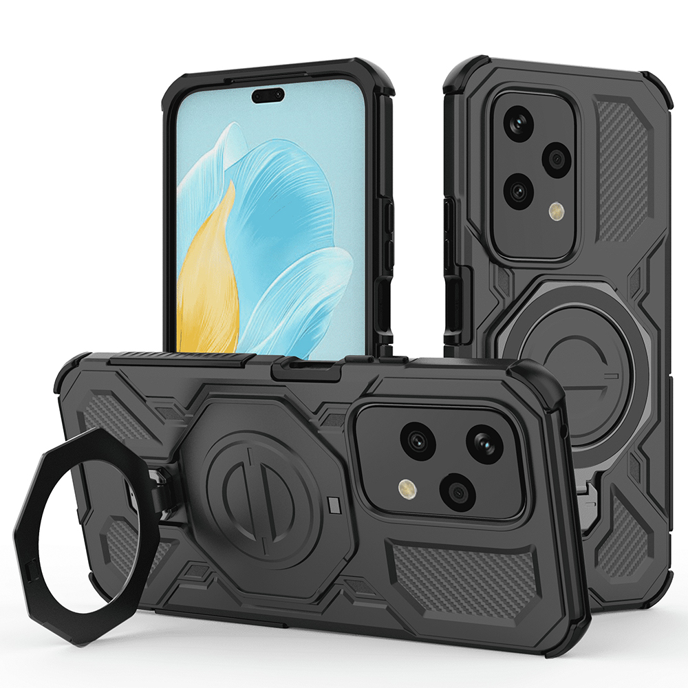 Калъф за Honor 200 Lite - Techsuit Carbon Shield PRO - Черен