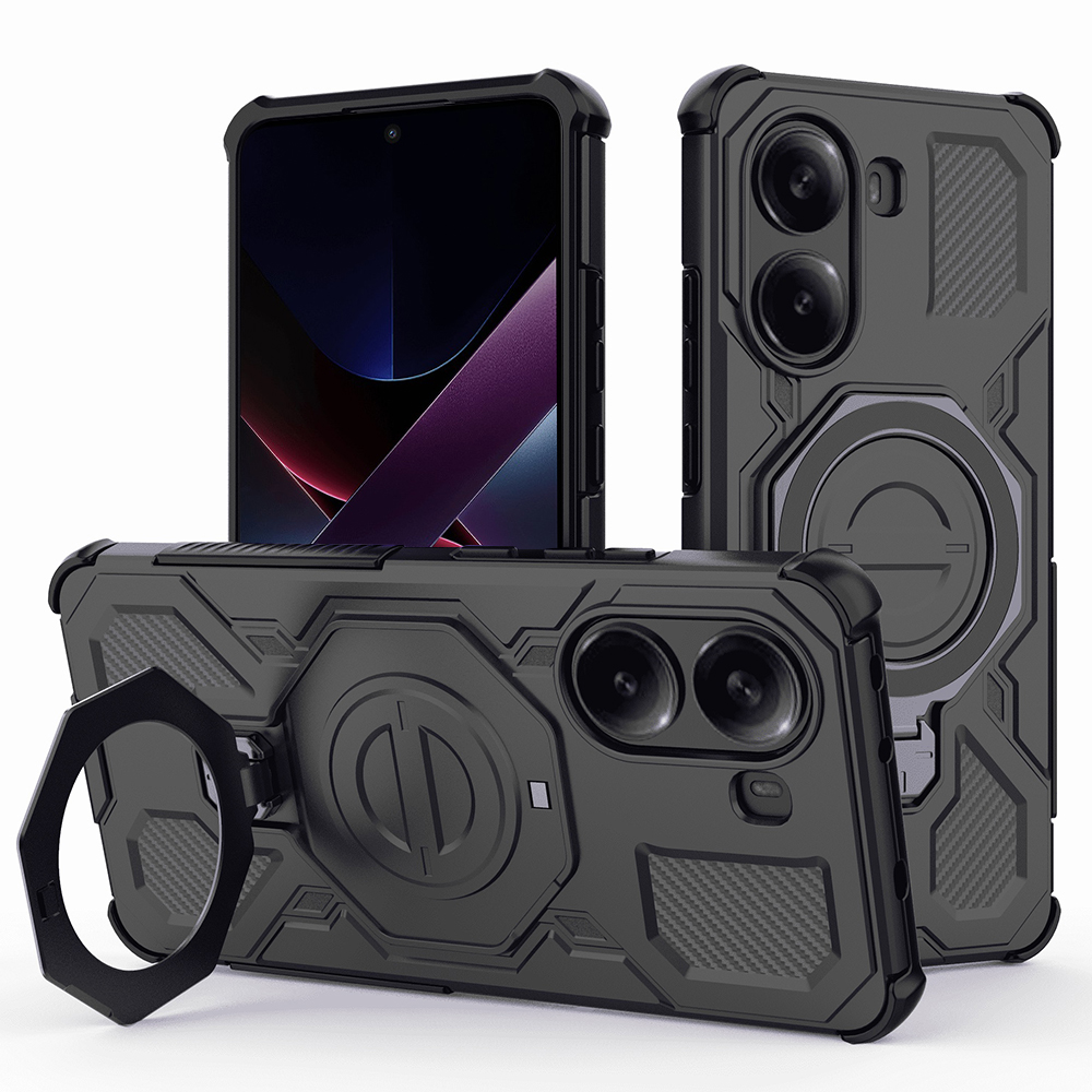Калъф за Xiaomi Poco X7 Pro - Techsuit Carbon Shield PRO - Черен
