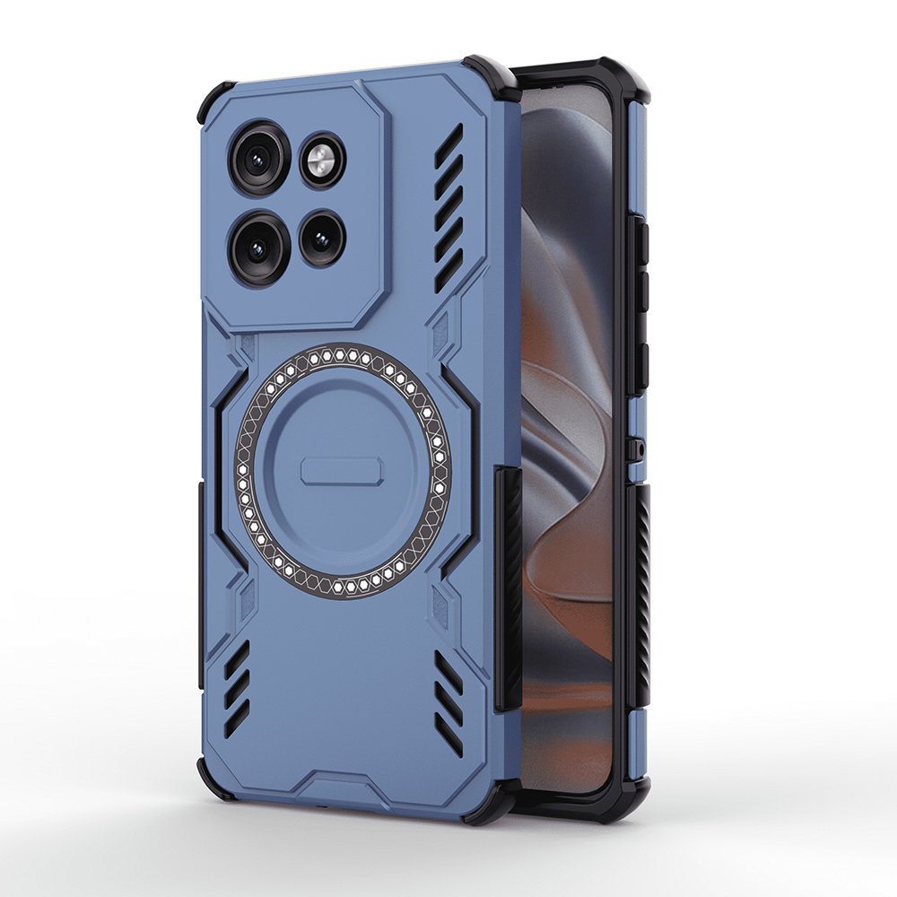 Калъф за Motorola Edge 50 Neo / Edge 60 Neo / Motorola ThinkPhone 25 - Techsuit ArmorMag Case - Син