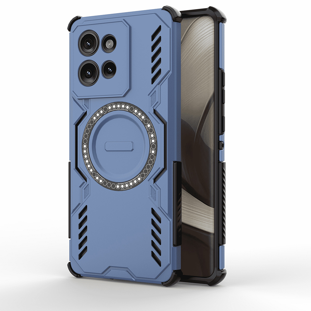 Калъф за Motorola Edge 50 - Techsuit ArmorMag Case - Син