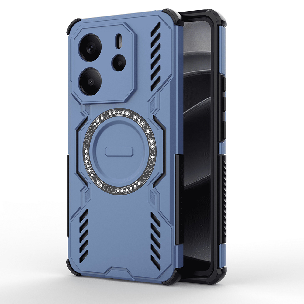 Калъф за Xiaomi Redmi Note 14 4G (регионален) - Techsuit ArmorMag Case - Син